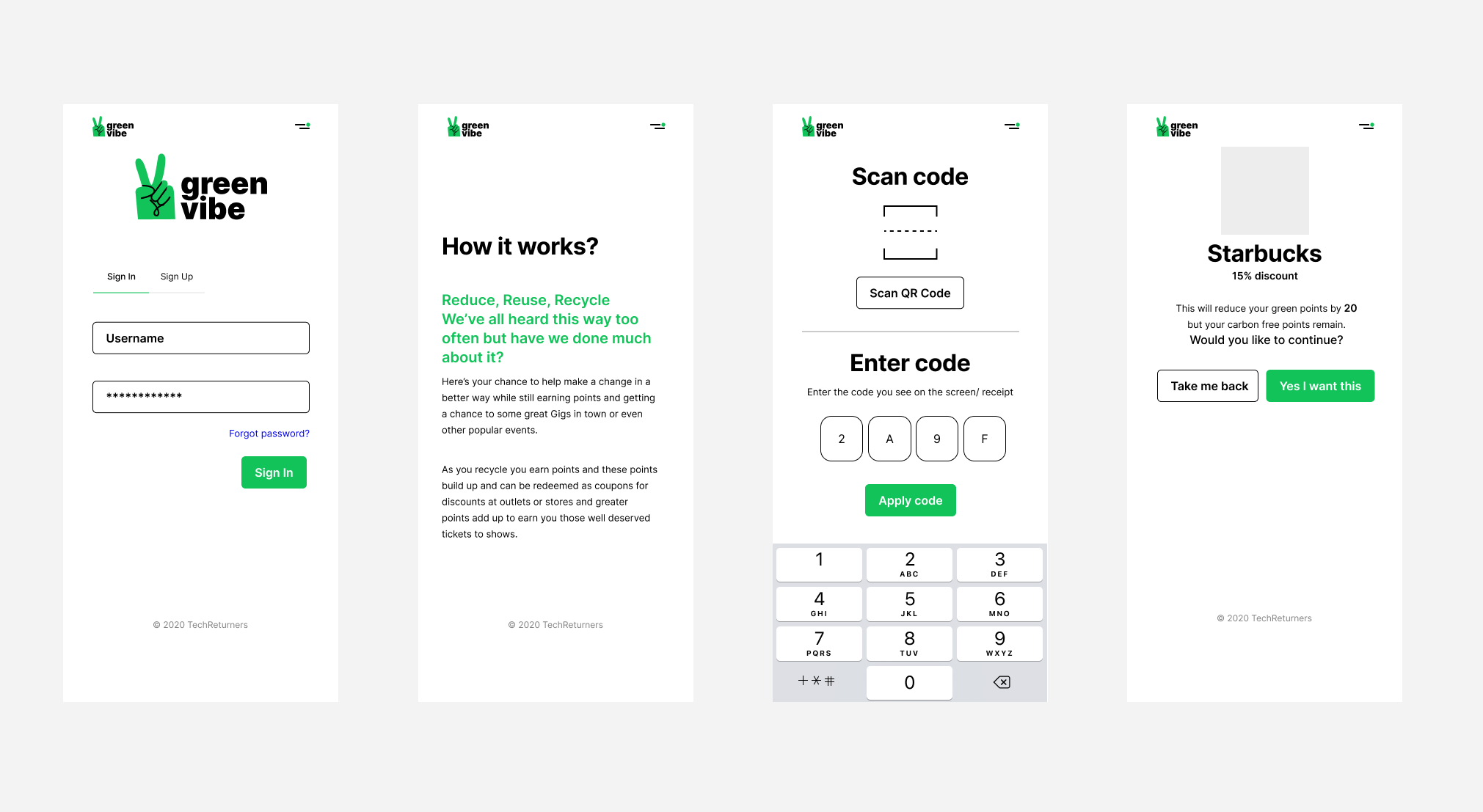 Lo-fi wireframes